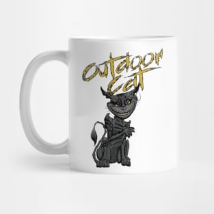 Outdoor cat Mug